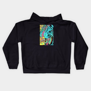 Psychedelic Tiger Kids Hoodie